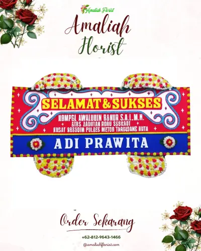 Karangan Bunga Ucapan Selamat di Pododadi
